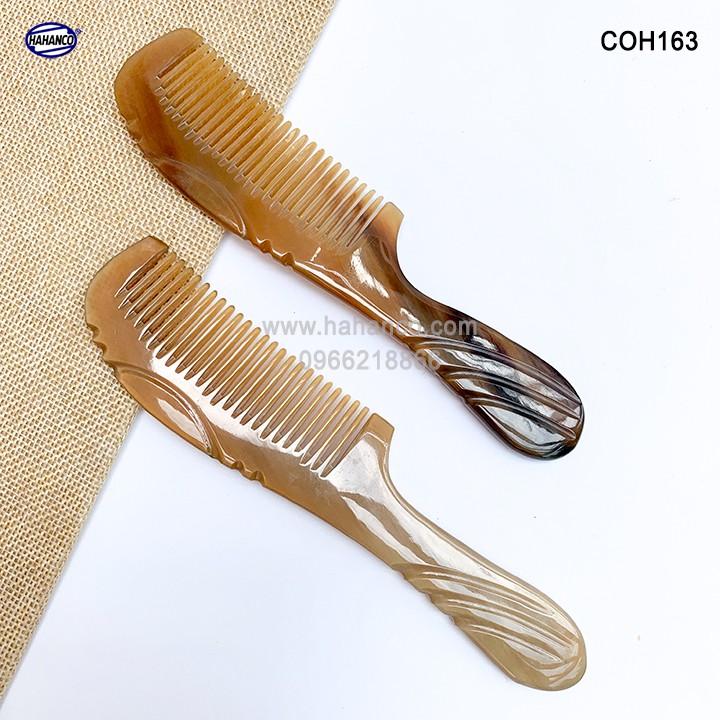 Lược sừng xuất Nhật (Size: M - 17cm) COH163 - Lược khía thon gọn đẹp ️- Chăm sóc tóc