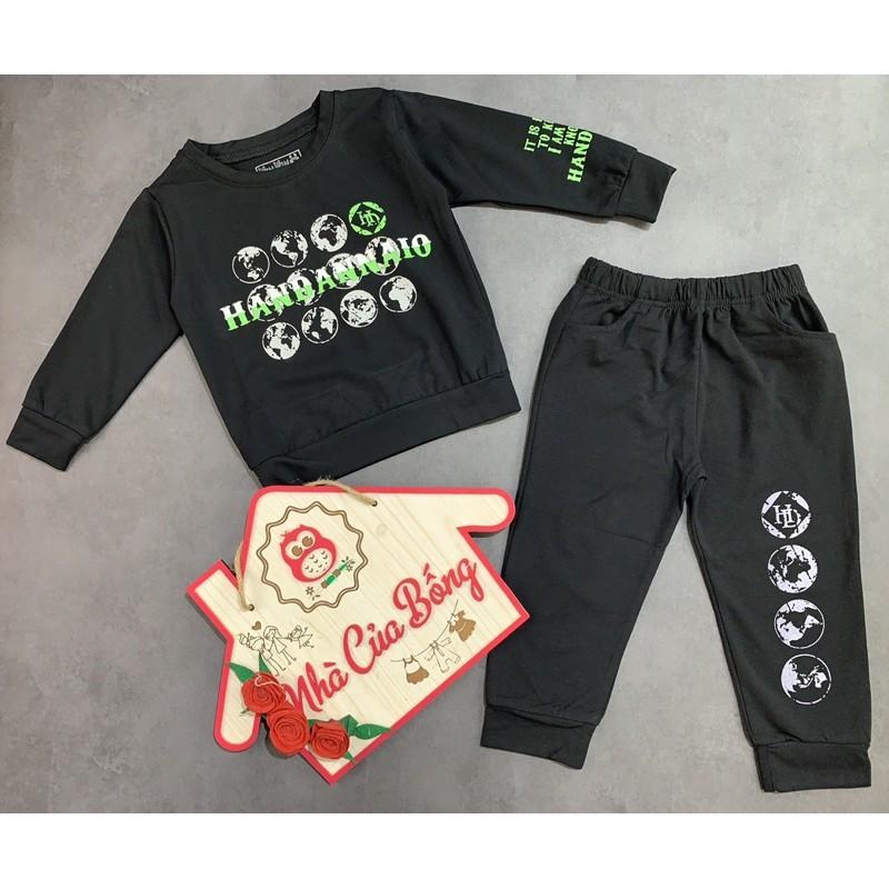 Bộ dài bé trai in nhiều họa tiết size 9 - 22 kg