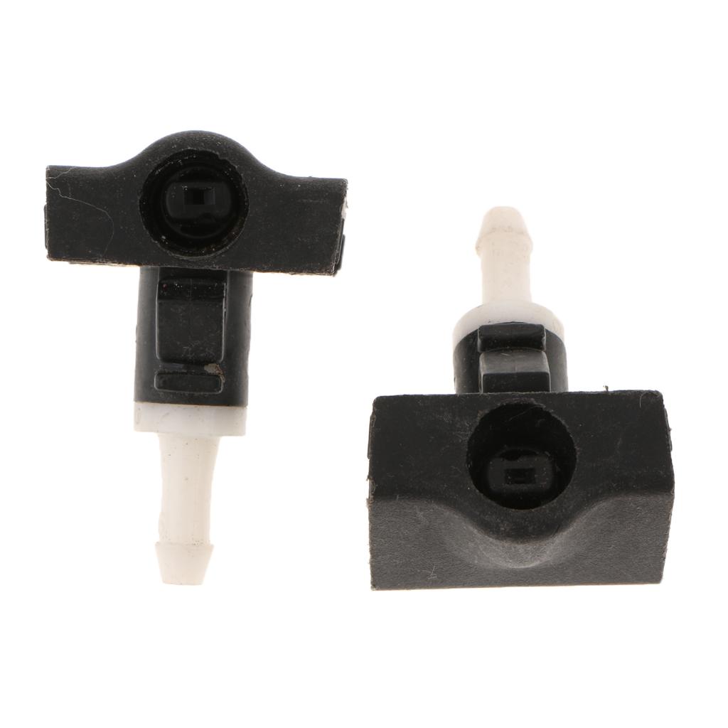 2pcs Windshield Washer Wiper Water Spray Nozzle for
