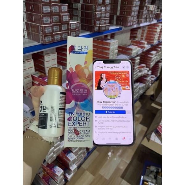 Sét Thuốc nhuộm Tóc Đen Tuyền kèm oxi và gang tay