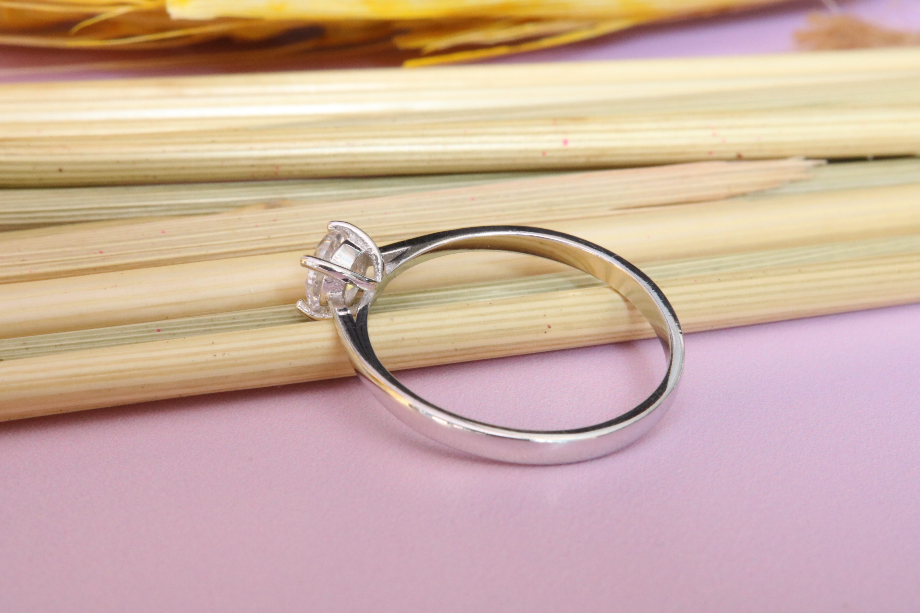 Nhẫn bạc nữ Diamond Eternity