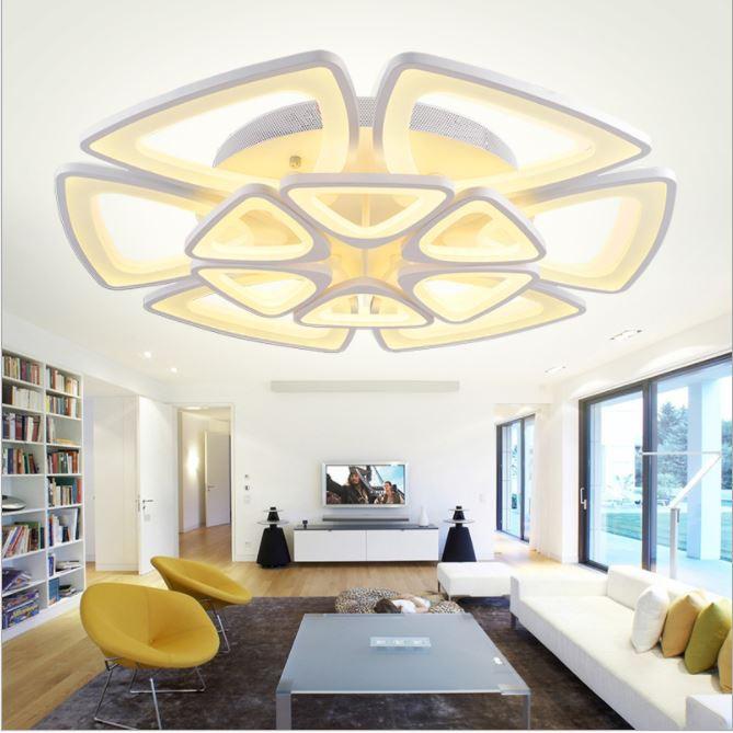 Đèn trần BEAN tiết kiệm năng lượng trang trí nội thất độc đáo - kèm bóng LED chuyên dụng và điều khiển từ xa