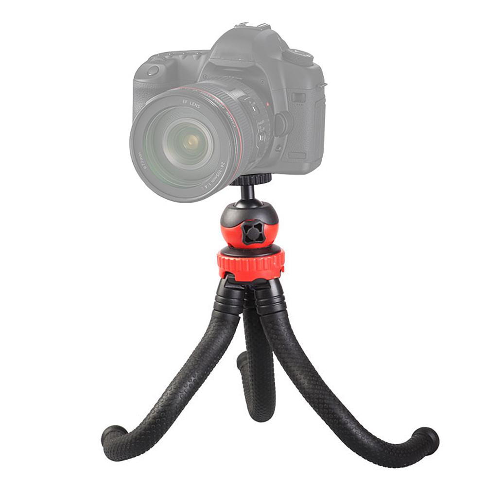 Giá đỡ chân đế hình nhện bạch tuộc linh hoạt mini với đầu bi 360 ° cho điện thoại thông minh máy ảnh hành động DSLR