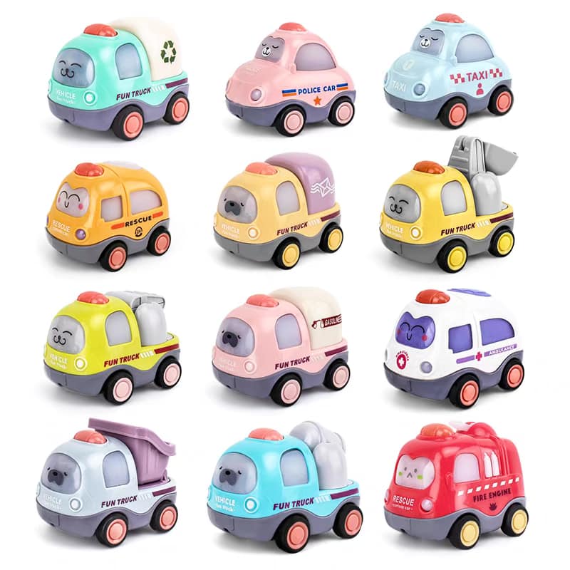 Đồ chơi Bộ 12 xe phương tiện giao thông mini
