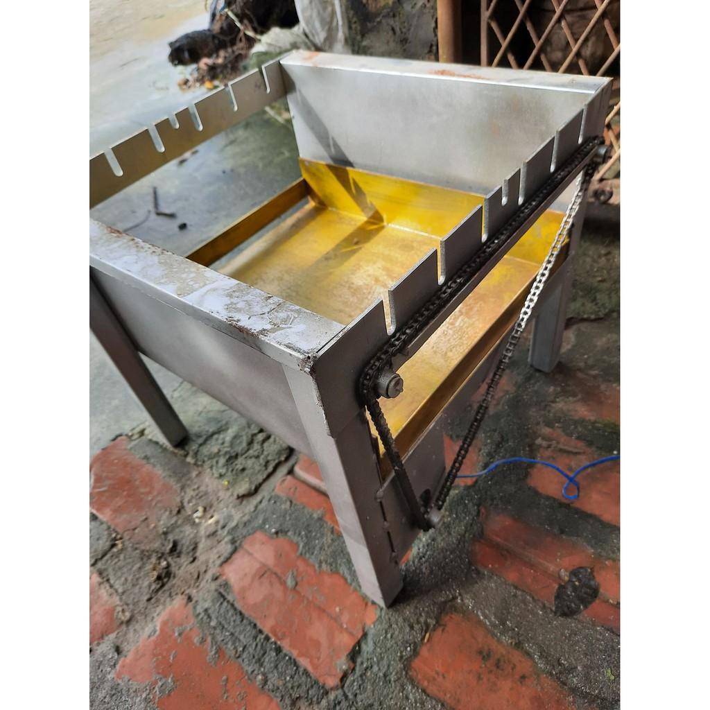 Máy nướng thịt, chả mini tự động 6 xiên