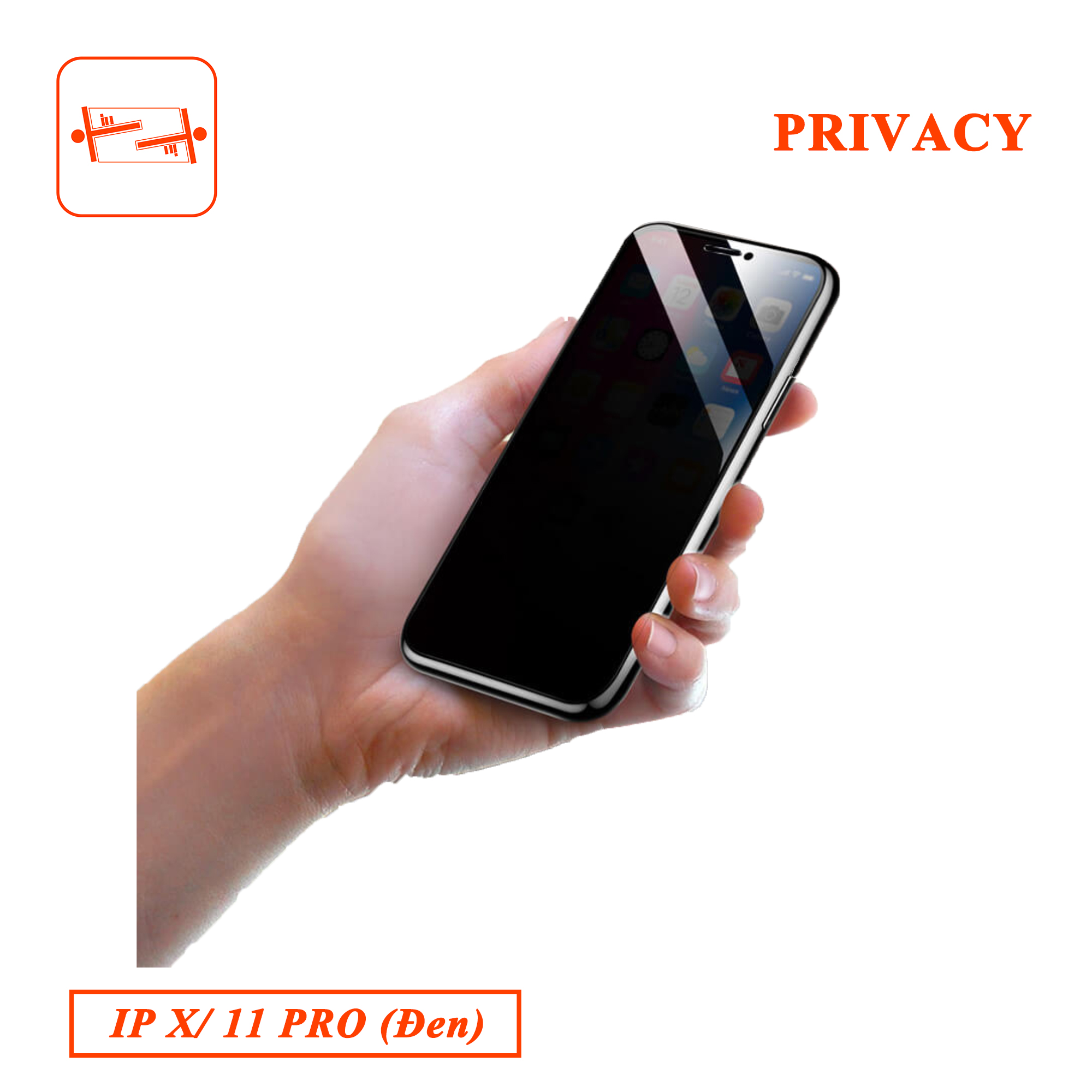 Kính Cường Lực Chống Nhìn Trộm Privacy Dành Cho iPhone X / 11 PRO (Đen)