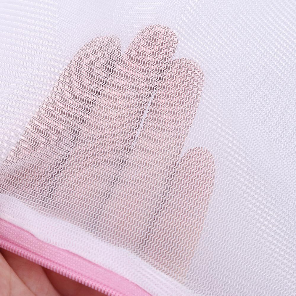 Túi giặt lớn với tay cầm 40*50*15cm Gói 10er với khóa kéo net lưới tốt cho máy giặt Túi giặt có thể tái sử dụng cho ký túc xá và căn hộ đại học