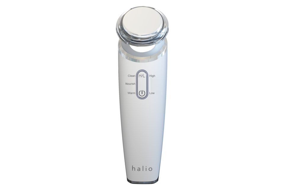 [Membership] Máy Đẩy Tinh Chất Dưỡng Trắng Halio Ion Cleansing &amp; Moisturizing Beauty Device - Trắng