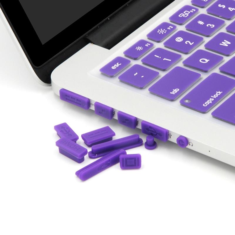 Bộ 9 nút silicon chống bám bụi dành cho máy tính xách tay Macbook