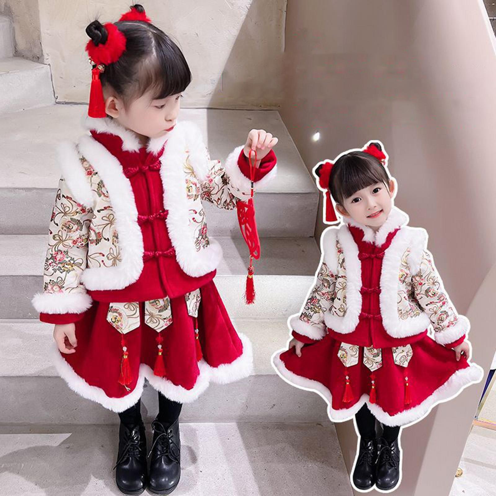 New Year Girls Clothes Fairy Dress Party Dress for New Year Decor