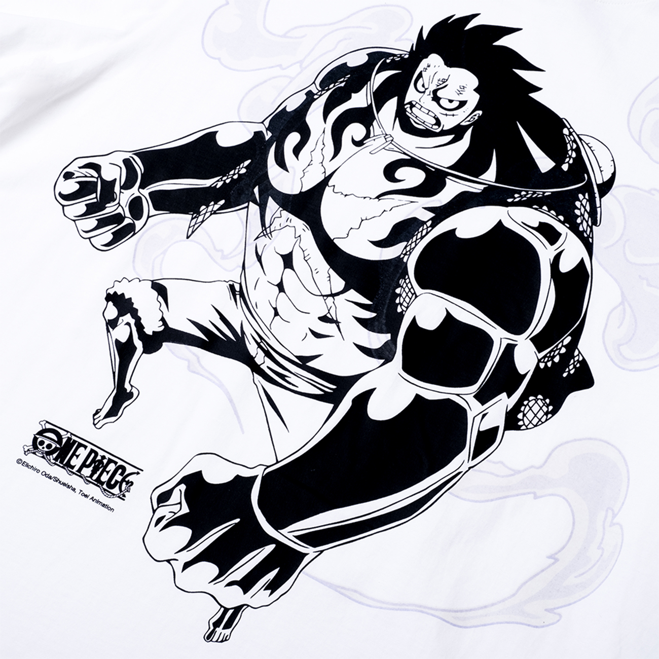 Áo thun DirtyCoins x One Piece Gear 4 T-shirt - White