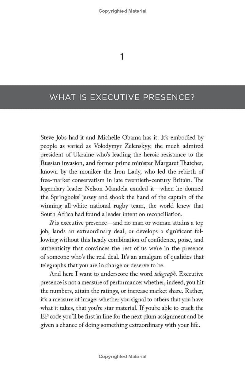 Sách ngoại văn: Executive Presence 2.0