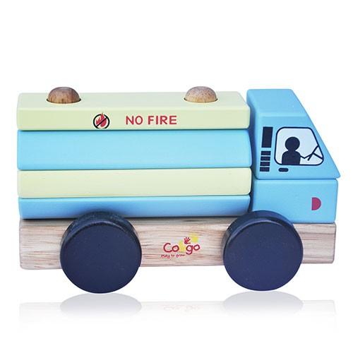 Đồ chơi gỗ | Xe bồn lắp ráp