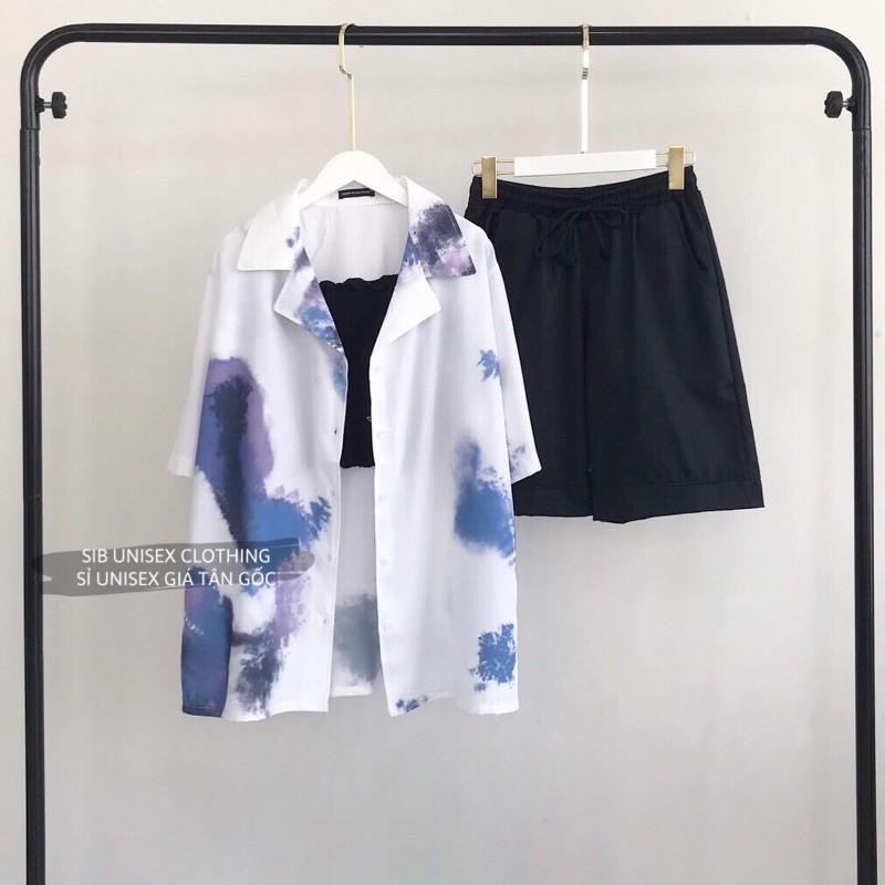 Quần short nam nữ SIB Clothing chất kaki unisex ống rộng SIB022