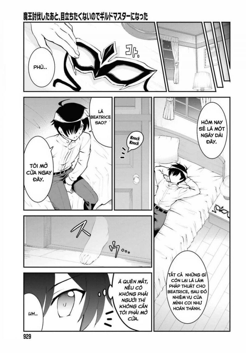 vì thích một cuộc sống nhàn nhã, sau khi đánh bại quỷ vương, anh ta lập một hội quán và sống ẩn dật chapter 10.2 5