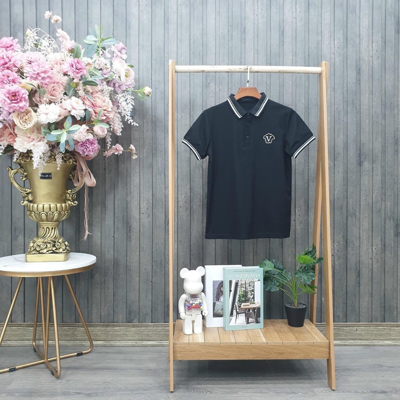 Áo thun polo nam cổ bẻ Tedder họa tiết thêu chất liệu vải Cotton mềm mịn - LEĐEN