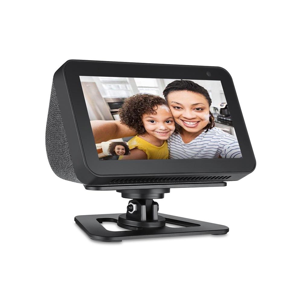 Echo Show Stand Adjustable Aluminum Stand 360 Rotation Tilt Stand with Precision Bearing for Amazon Echo Show 5/8 ELEN