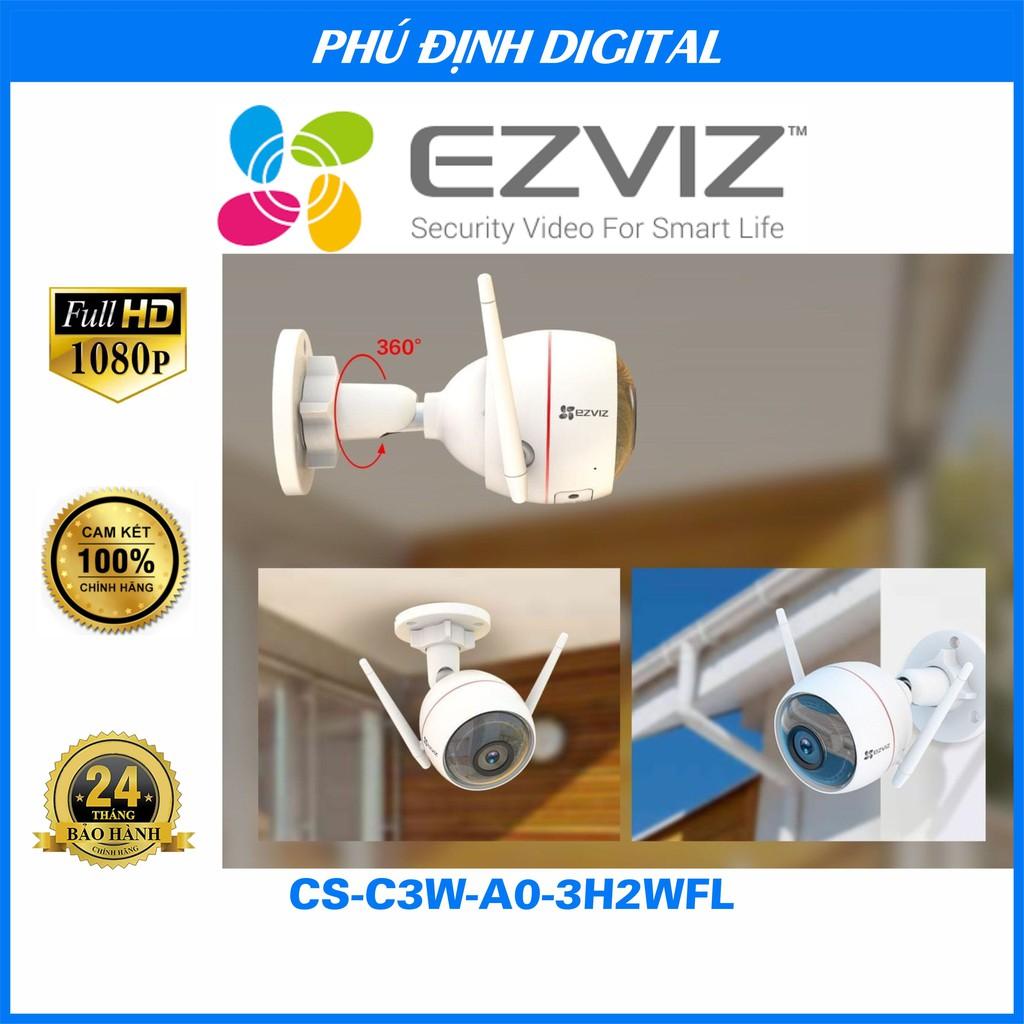 Camera IP Wifi 2mp thân trụ có màu ban đêm EZVIZ mã CS-C3W-A0-3H2WFL - Hàng Chính Hãng