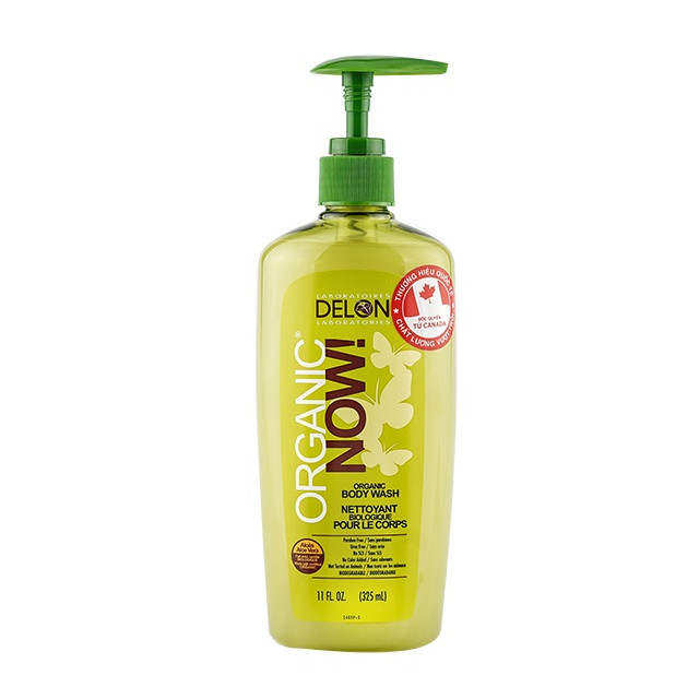 Sữa tắm DELON Organic Now chiết xuất từ nha đam hữu cơ dung tích 325ml - Organic Now Body Wash 325ml