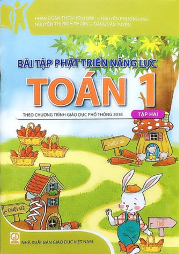 Sách - Bài tập phát triển năng lực môn toán lớp 1 tập 2 - Theo chương trình giáo dục phổ thông 2018