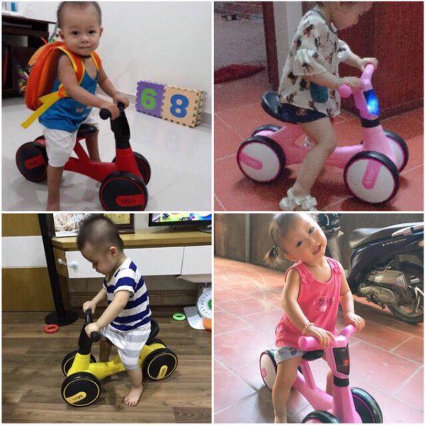 Xe chòi chân Miht có nhạc cho bé từ 1 đến 3 tuổi - Xe thăng bằng có đèn phát sáng, món quà ý nghĩa cho trẻ DC008