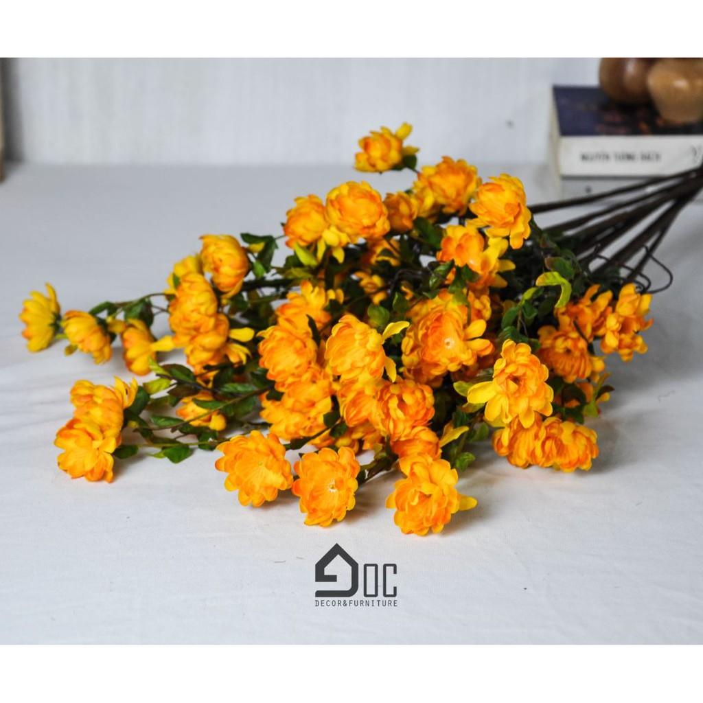 Hoa giả, hoa cúc nhỏ trang trí phòng khách Góc decor