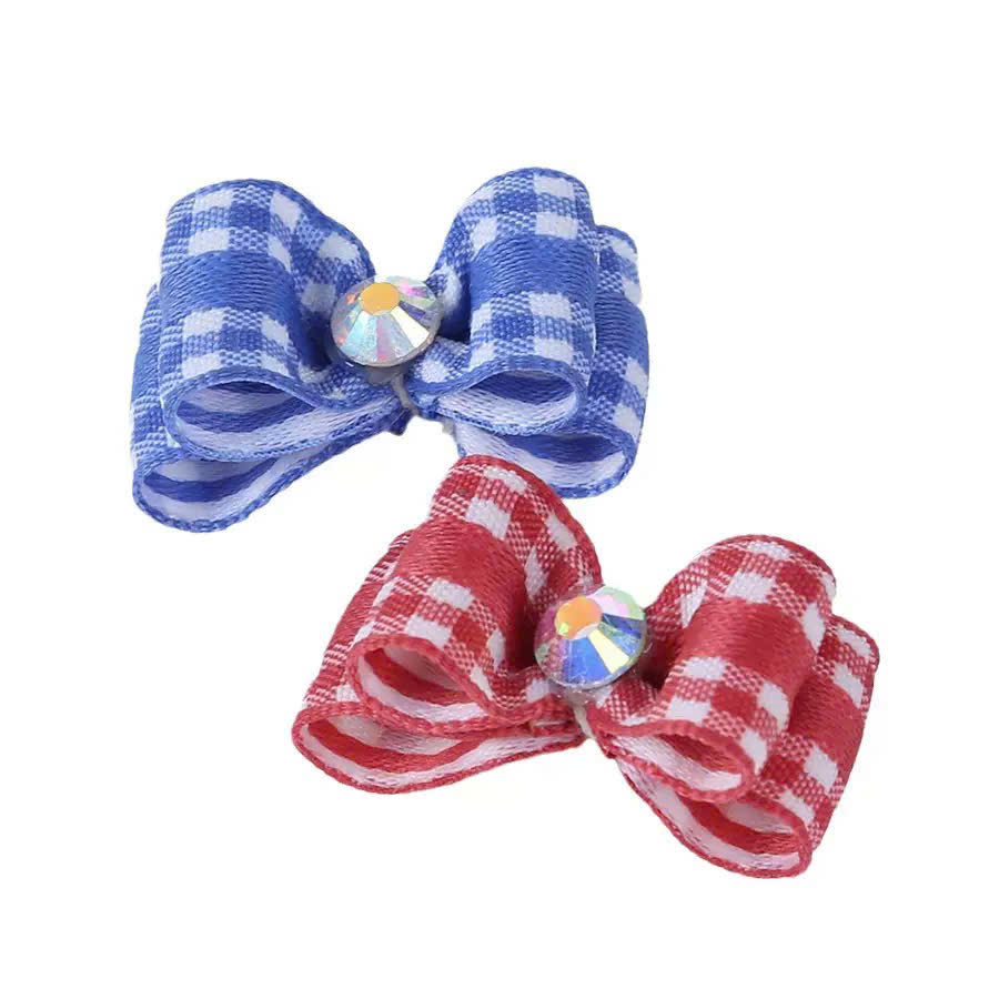 NƠ KẸP TÓC SANG TRỌNG NHIỀU MÀU DỄ THƯƠNG MÃ 12 XINH XẮN CHO THÚ CƯNG CHÓ MÈO