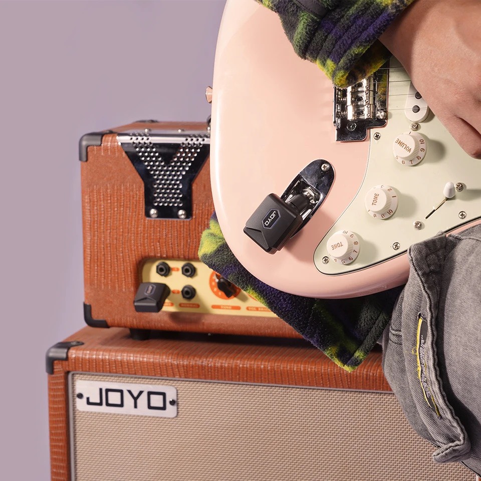 JOYO JW-06 Kết nối guitar không dây kỹ thuật số 5,8 GHz có độ trễ thấp Bộ phát và bộ thu có hộp sạc di động- Hàng Chính Hãng