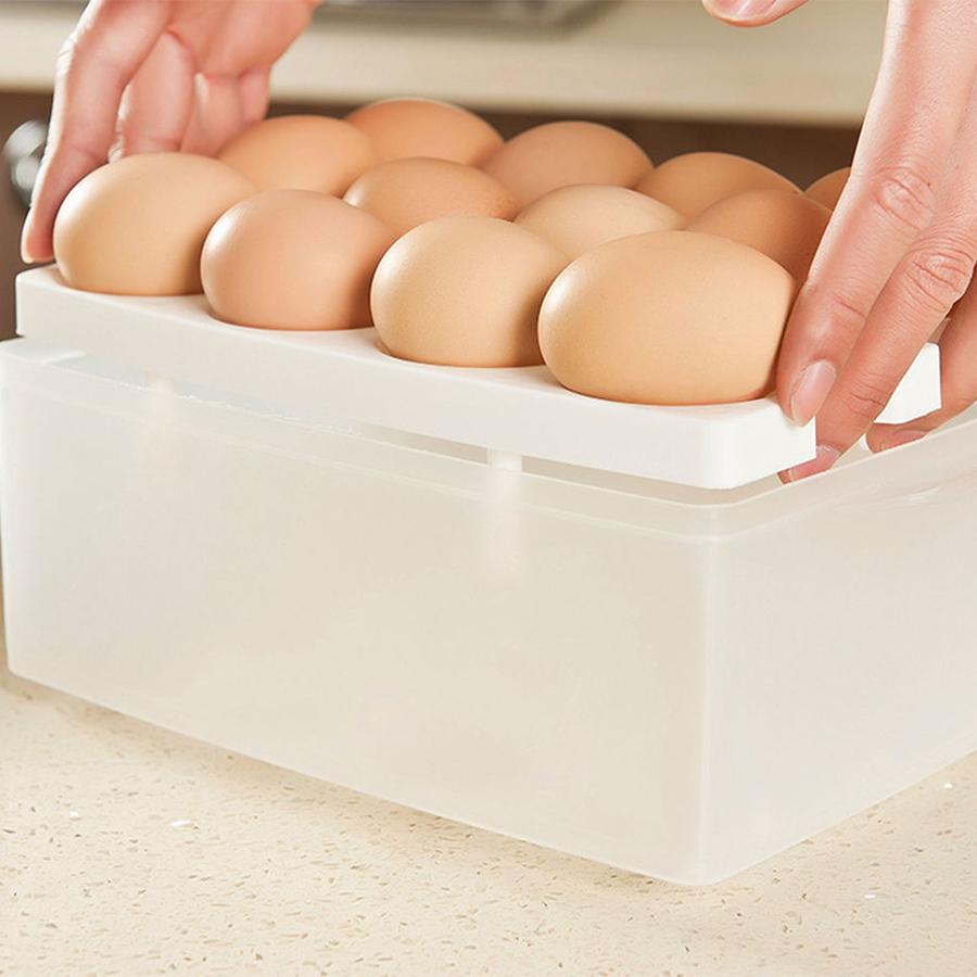 Hộp Đựng Trứng 2 Tầng 24 Quả - Loại Tốt