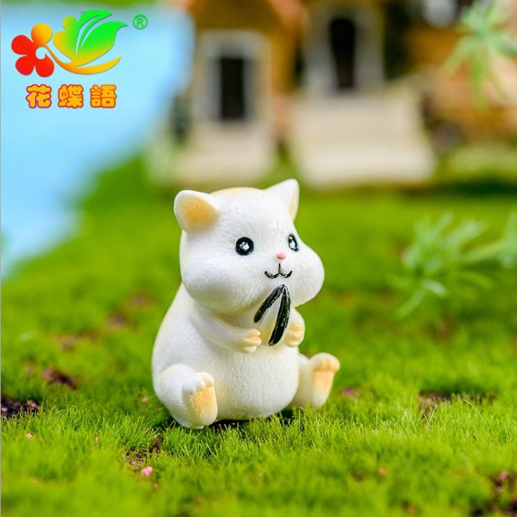 Combo 04 chú Hamster dễ thương trang trí tiểu cảnh, thủy sinh, DIY