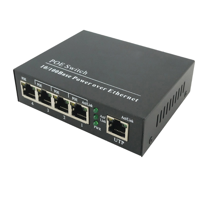 Bộ chia mạng switch Poe 4 cổng chuẩn 10/100M