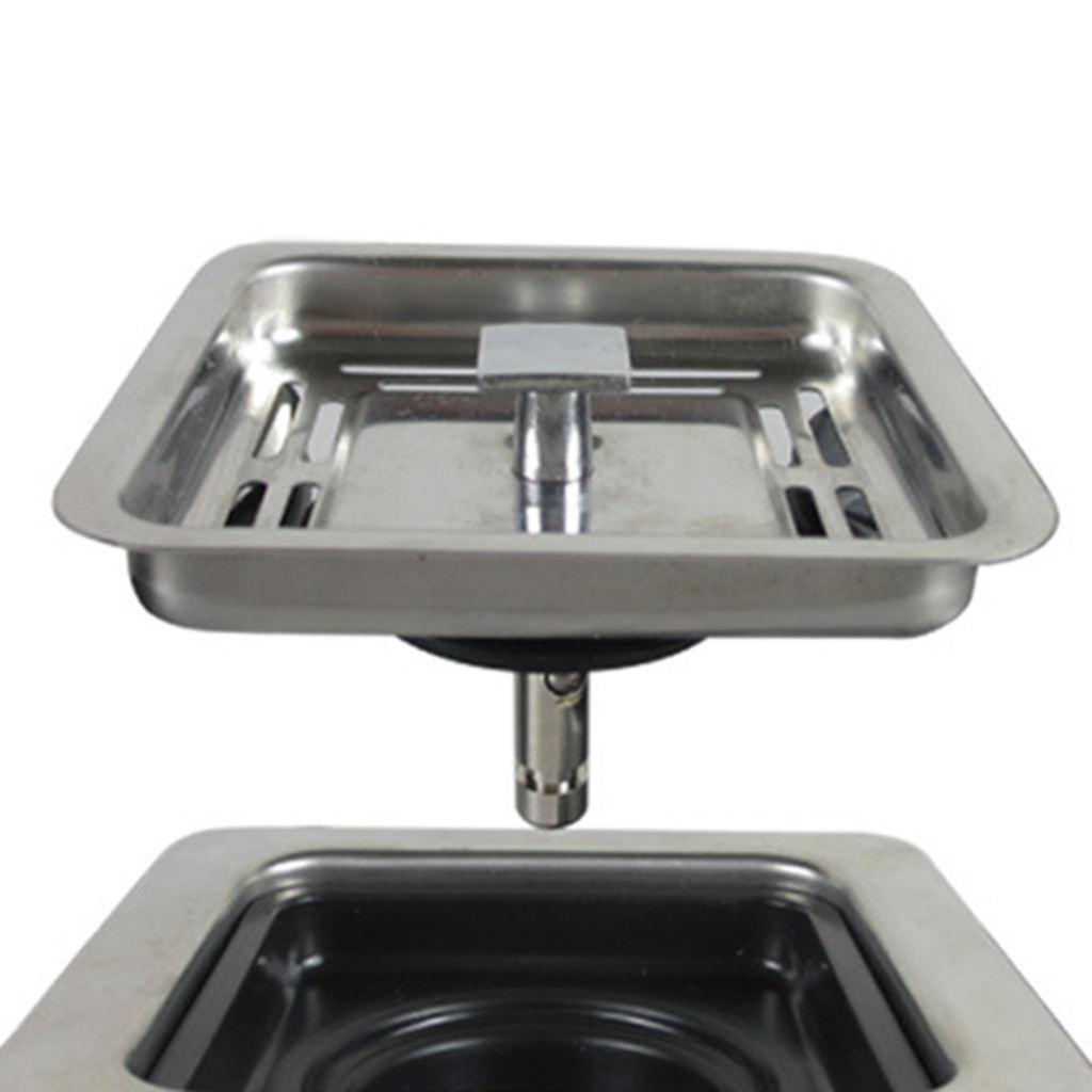 1pc 114x114mm Square Garbage Disposer Drain Kitchen Sink Strainer Adapter