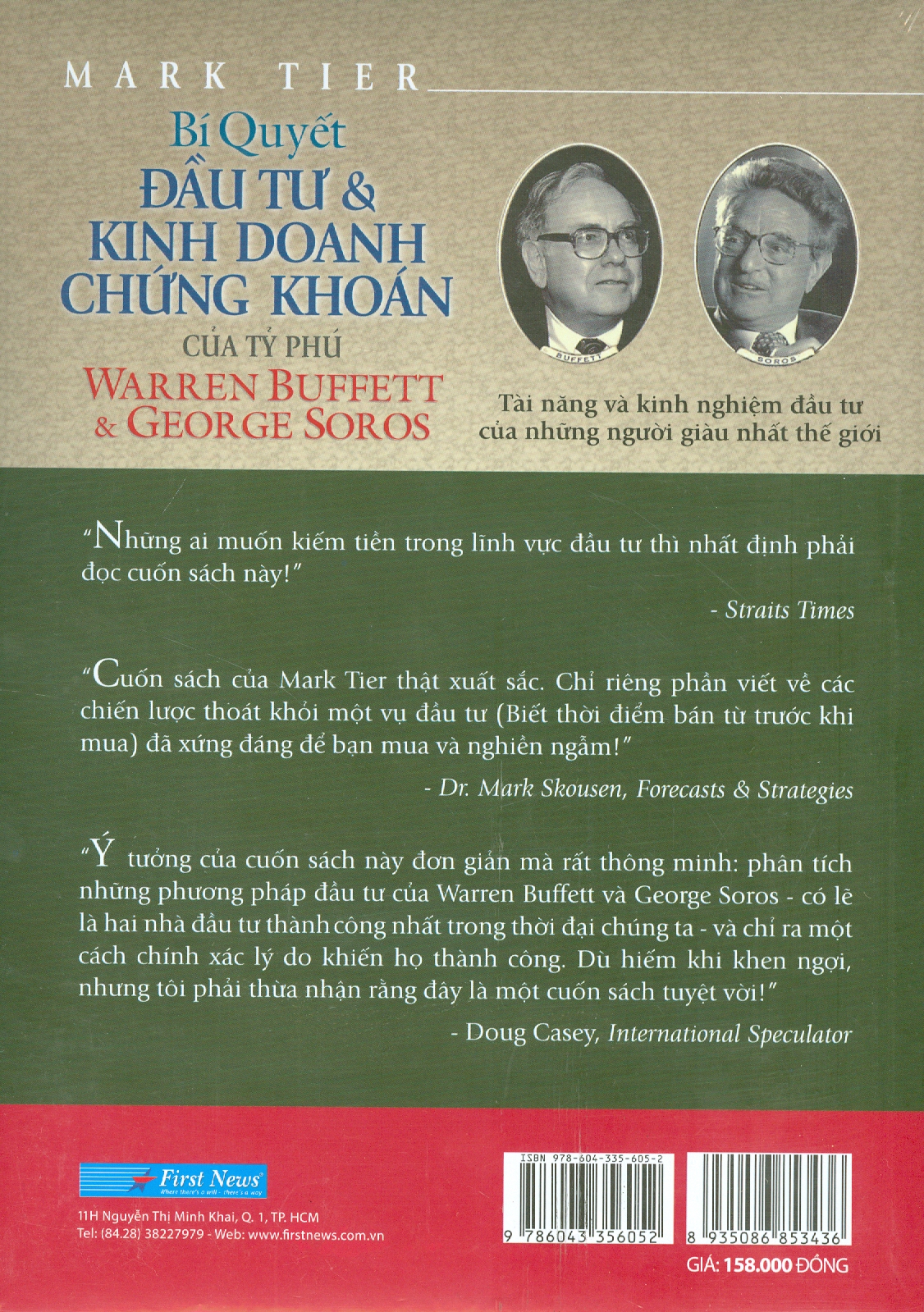 Bí Quyết Đầu Tư & Kinh Doanh Chứng Khoán Của Tỷ Phú Warren Buffett Và George Soros