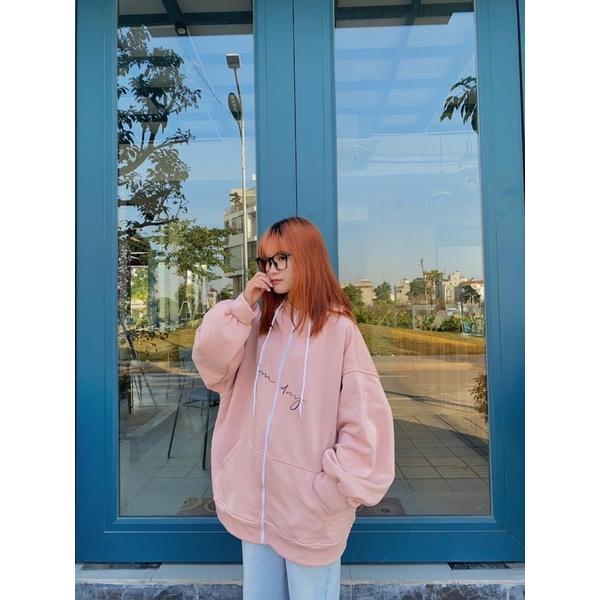 Áo khoác someday màu hồng ảnh thật unisex