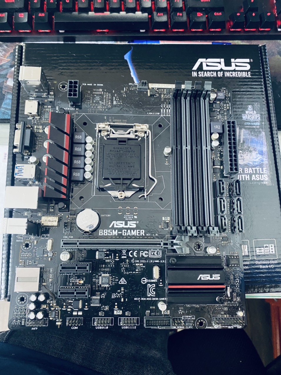 Bo Mạch Chủ (Mainboard) ASUS B85M-GAMER Gaming (HÀNG CHÍNH HÃNG)