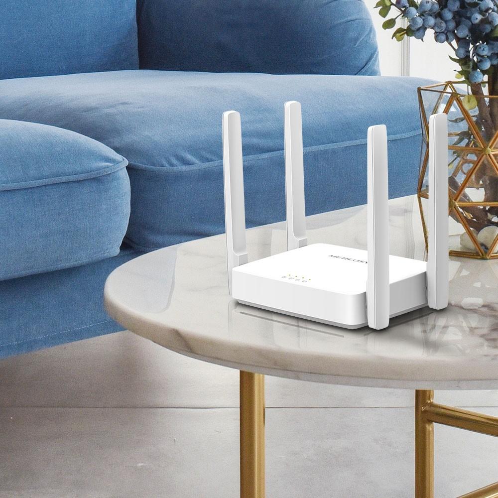 Router wifi Mercusys AC10 bộ phát wifi băng tần kép chuẩn AC1200 - Cục phát wifi - Hàng chính hãng