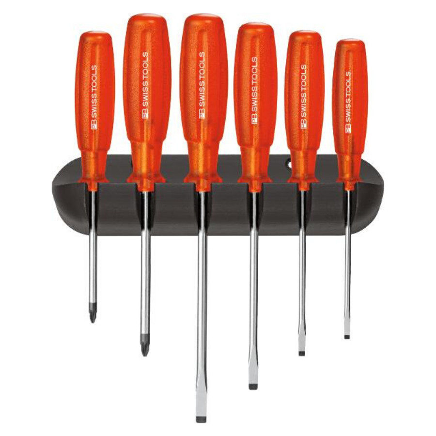 BỘ TUA VÍT 6 CÂY PB SWISS TOOLS 4 ĐẦU DẸP VÀ 2 ĐẦU PHILLIPS PB 6244