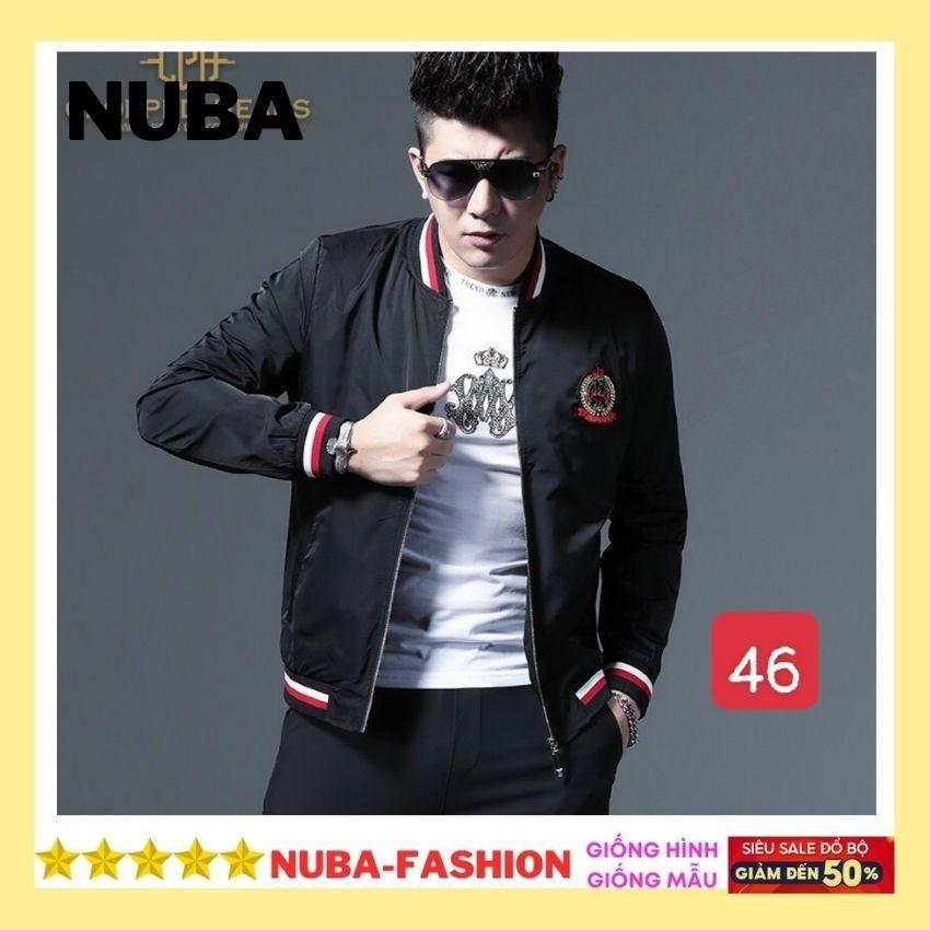 Áo khoác gió nam,chất vải dù hai lớp,cá tính trẻ trung năng động, 46 NUBA