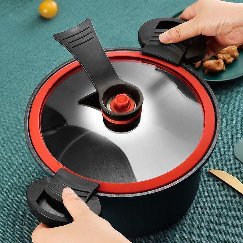 NỒI ÁP SUẤT BÍ NGÔ 8 LÍT - NỒI ÁP SUẤT MINI ĐA NĂNG HÀN QUỐC 24CM