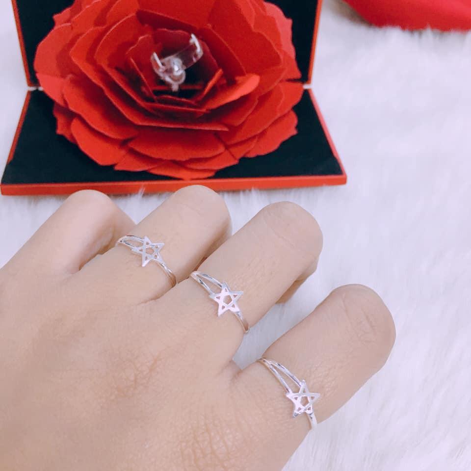 NHẪN NGÔI SAO BẠC TA XINH XẮN