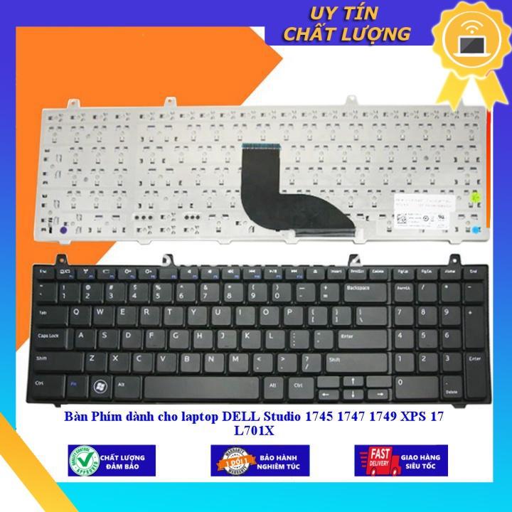 Bàn Phím dùng cho laptop DELL Studio 1745 1747 1749 XPS 17 L701X  - KHÔNG ĐÈN - Hàng Nhập Khẩu New Seal