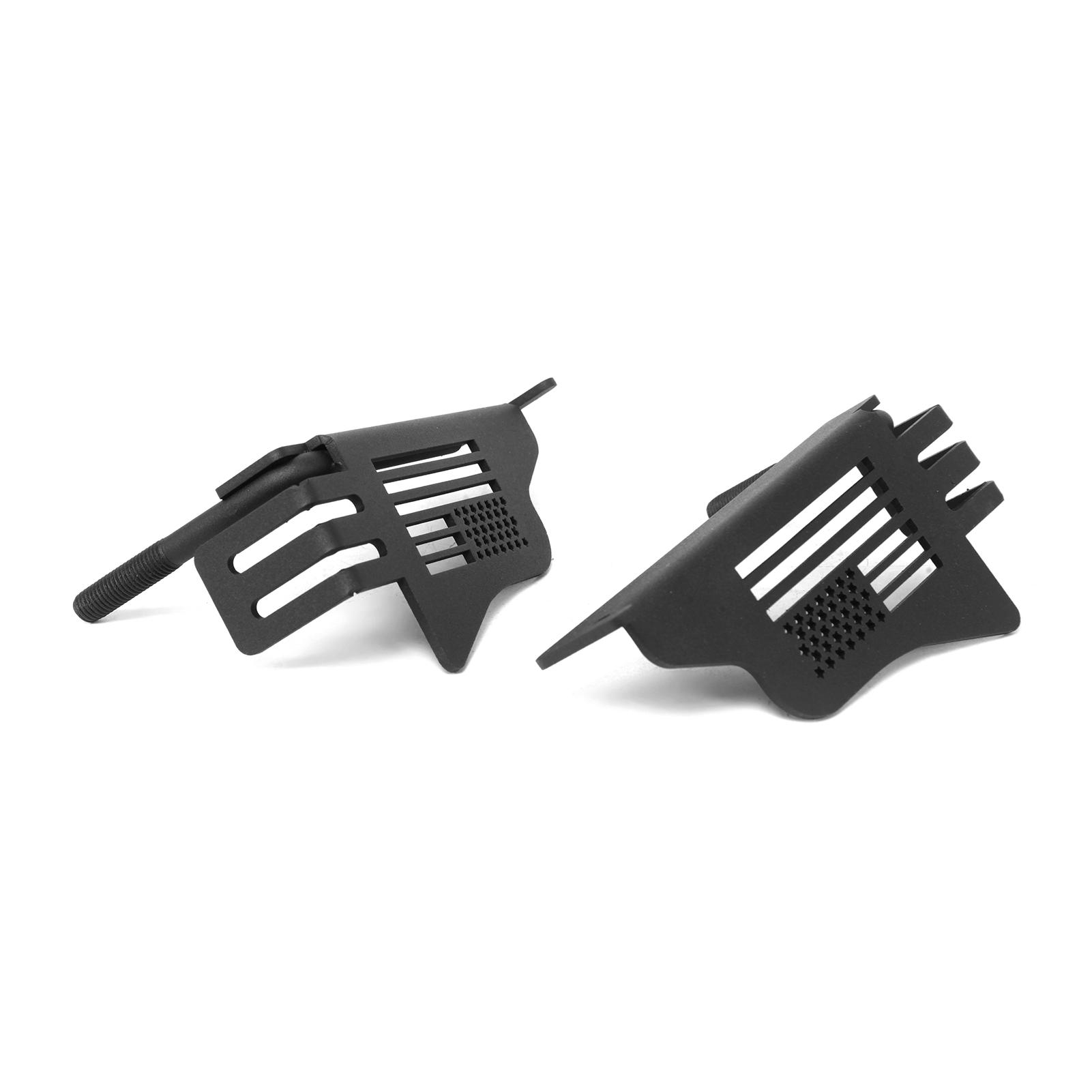 Foot Pegs Door Hinge Foot Pegs Rest Pedal Replacement for Jeep Wrangler JK JL 2007-2023 2pcs