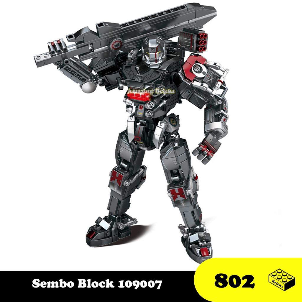 Đồ chơi Lắp ráp Robot Mark MU-2, Sembo Block 109007 Mecha, Xếp hình thông minh, Mô hình Robot người máy