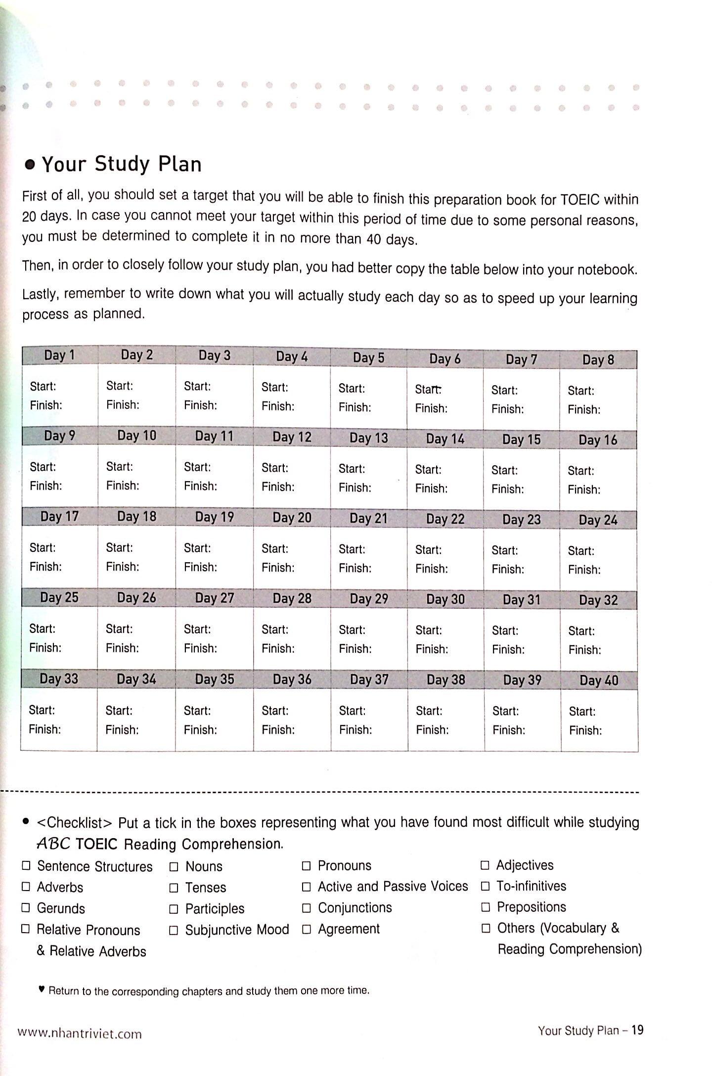 ABC TOEIC RC - Reading Comprehension (Không CD)