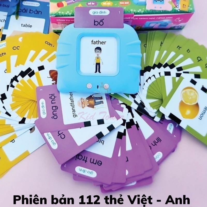 Máy đọc thẻ tiếng anh flashcard song ngữ Anh Việt cho bé loại 1