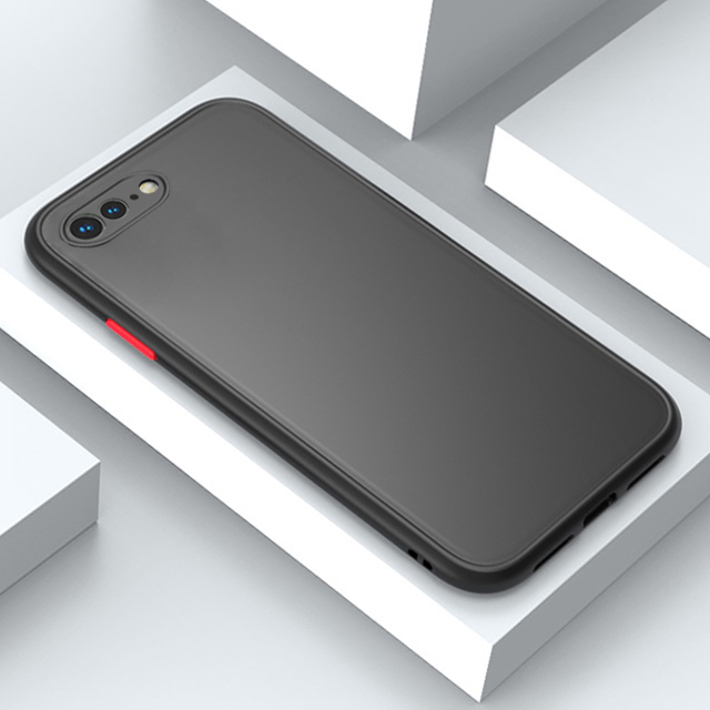 Ốp Lưng Nhám Viền Màu Bảo Vệ Camera Thế Hệ Mới Dành Cho iPhone 7 PLUS/ 8 PLUS/X / XS / XR / XS MAX / 11 Pro / 11 Pro Max- Handtown- Hàng Chính Hãng
