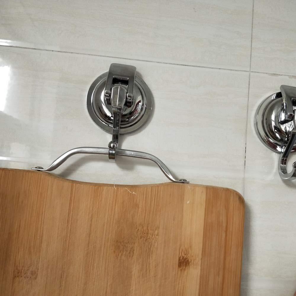 2 mảnh hút móc hút Hút cốc hút bụi với móc thêm mạnh mẽ mà không cần khoan khăn móc móc móc treo tường cho cửa sổ phòng tắm phòng tắm phòng tắm mịn bề mặt tường 5kg