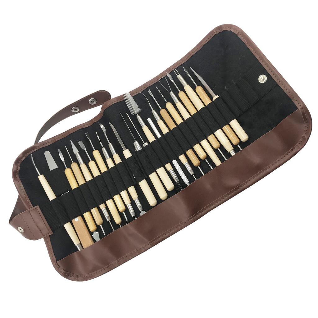 22x Clay Sculpting Wax Carving Pottery Tools Polymer Ceramic Modeling Tools