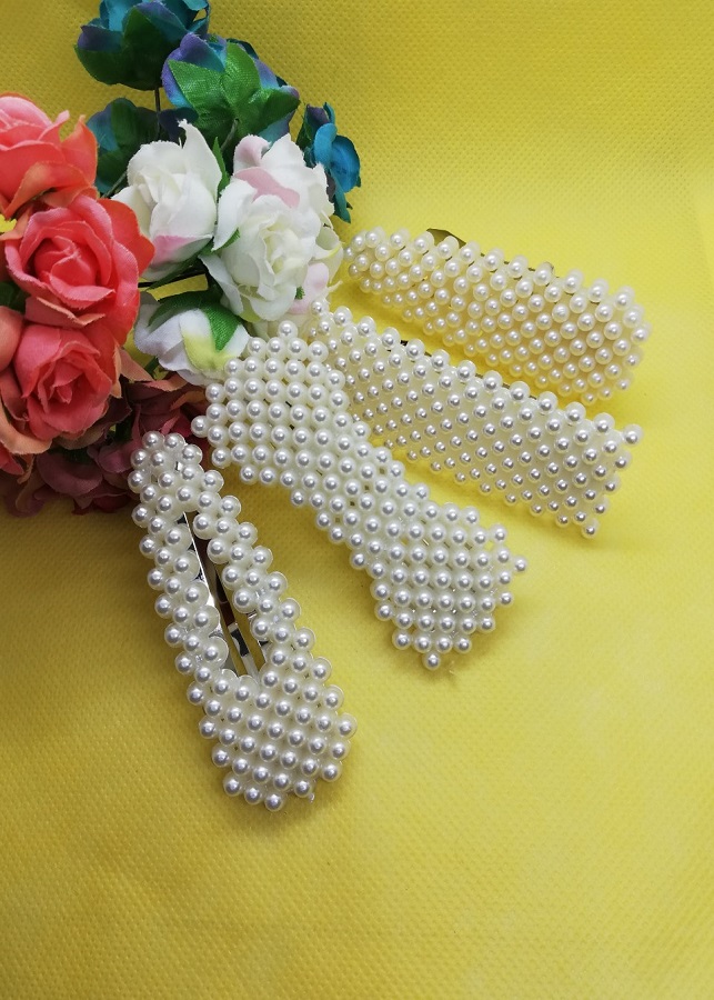 Set 4 Kẹp Tóc Ngọc Trai Thời Trang Hàn Quốc Siêu Hot