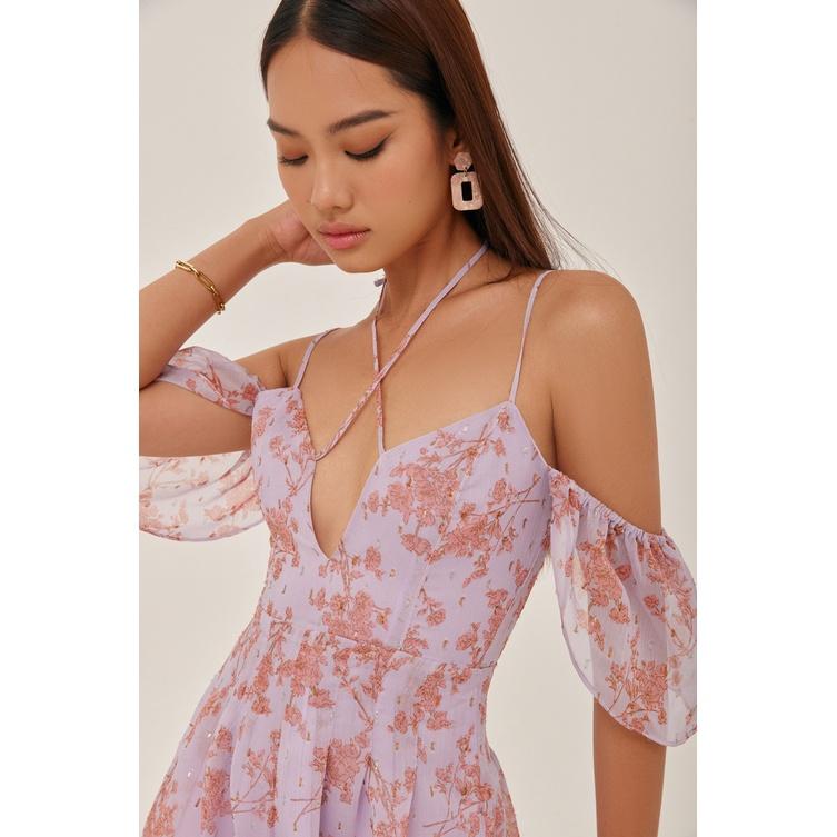 Nene Clothing - Playsuit hoa tím